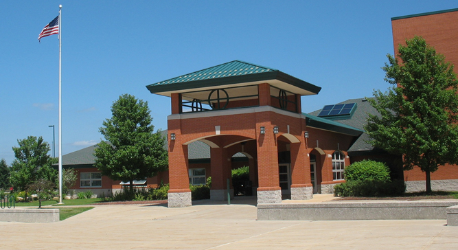 Middle School website photo of middle school