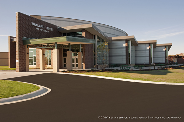 Wayland Fine Arts_2010__001 photo of fine arts center exterior