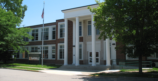 Pine St Cover Photo of Pine Street school